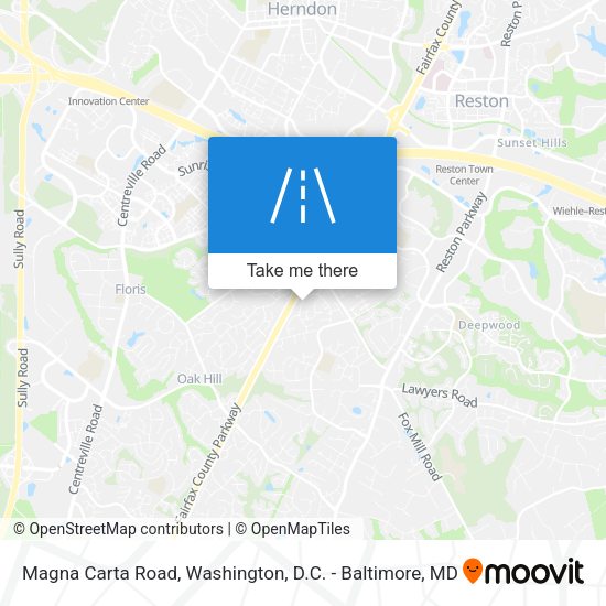 Mapa de Magna Carta Road