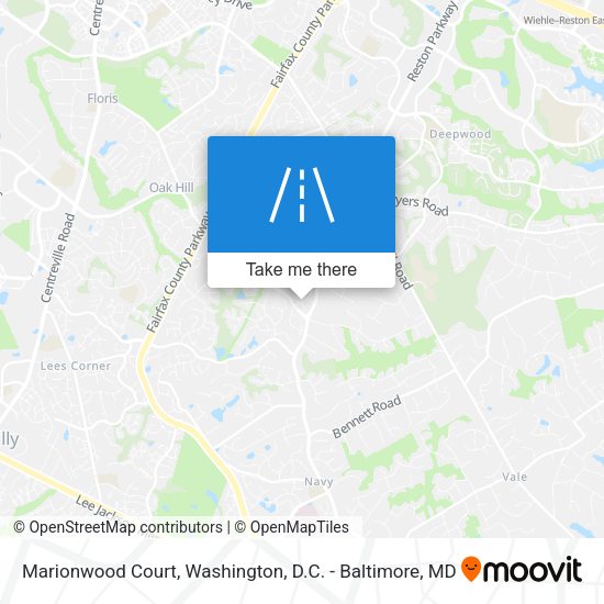 Mapa de Marionwood Court