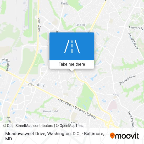 Meadowsweet Drive map