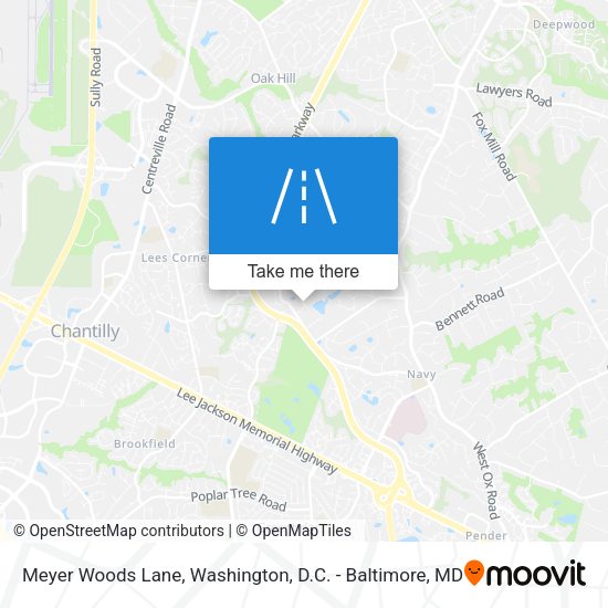 Meyer Woods Lane map