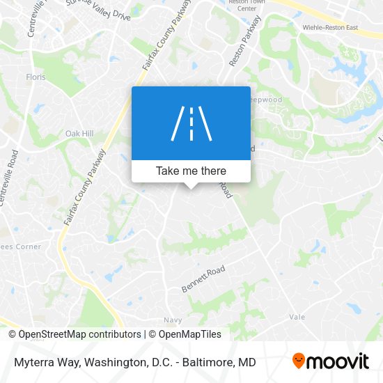 Myterra Way map