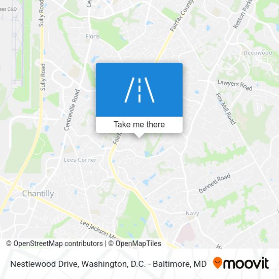 Mapa de Nestlewood Drive