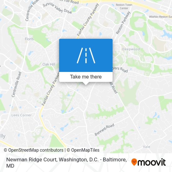 Newman Ridge Court map
