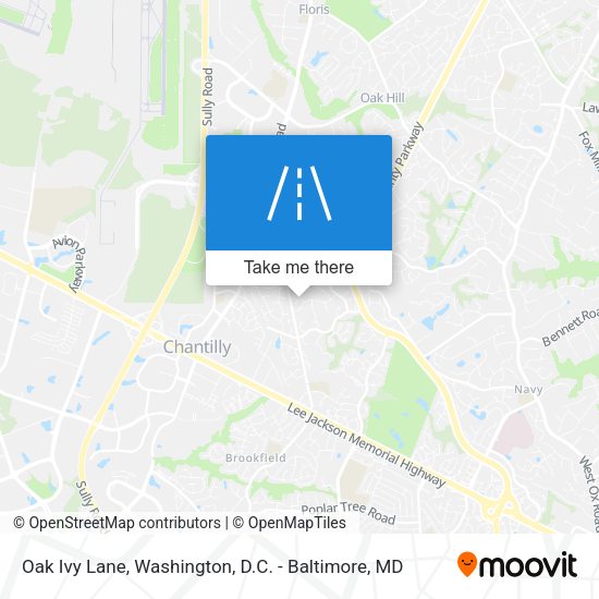 Oak Ivy Lane map