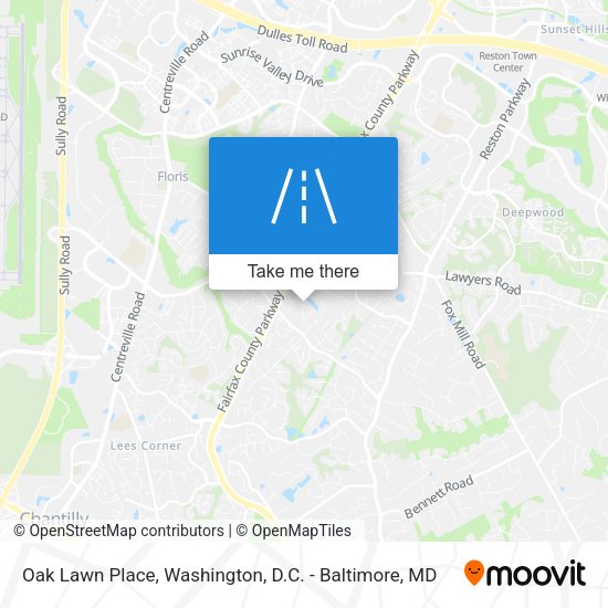 Mapa de Oak Lawn Place