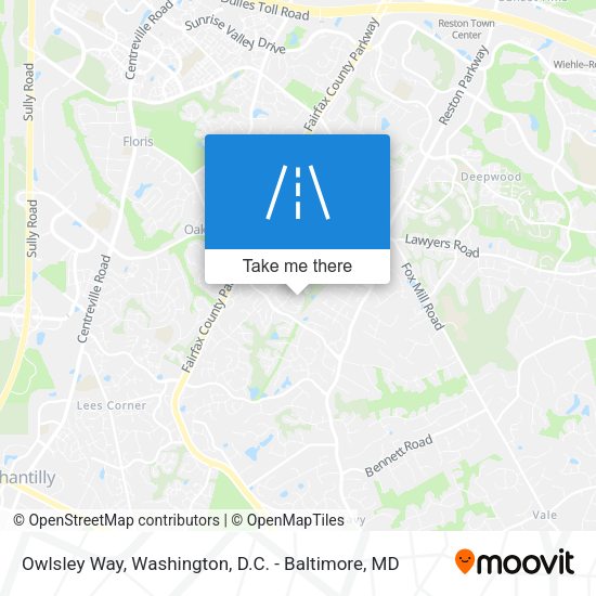 Mapa de Owlsley Way