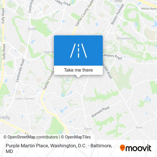 Mapa de Purple Martin Place