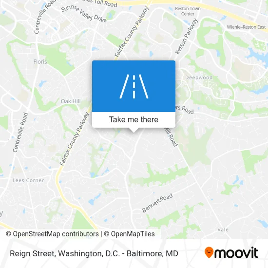 Reign Street map