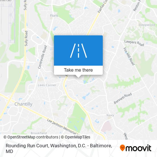 Rounding Run Court map