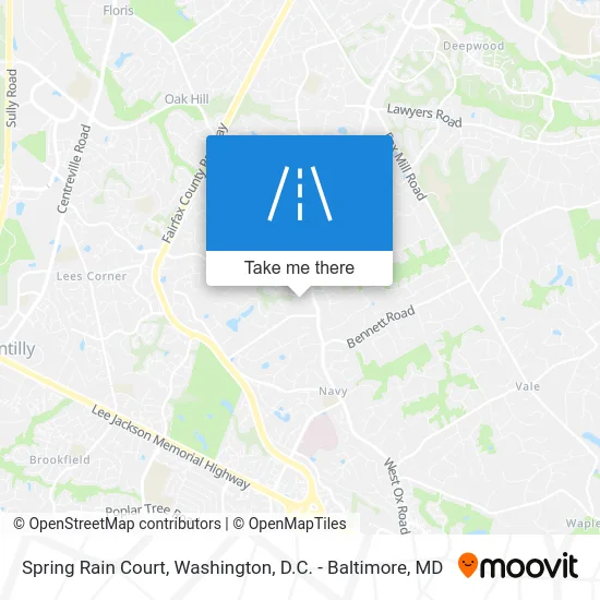 Spring Rain Court map