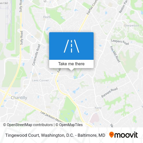 Tingewood Court map