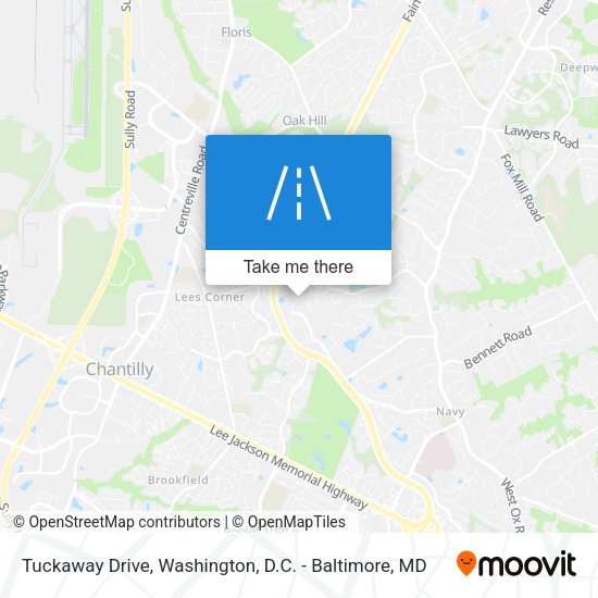 Tuckaway Drive map