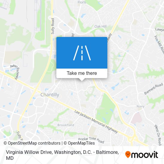 Mapa de Virginia Willow Drive
