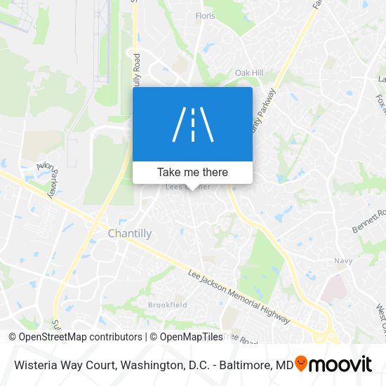 Mapa de Wisteria Way Court