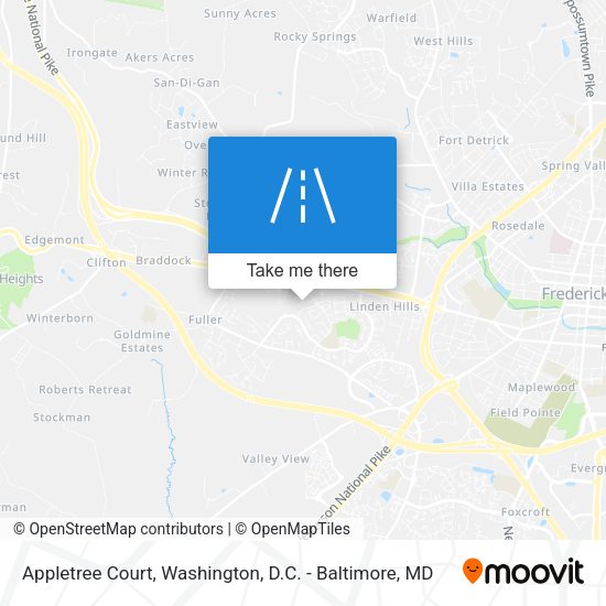 Mapa de Appletree Court