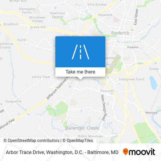 Arbor Trace Drive map