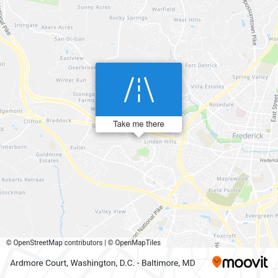 Ardmore Court map
