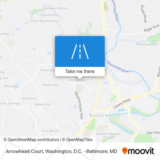 Arrowhead Court map