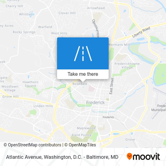 Mapa de Atlantic Avenue