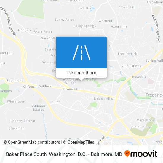 Baker Place South map