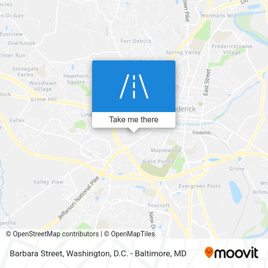Barbara Street map