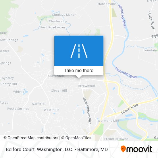 Belford Court map
