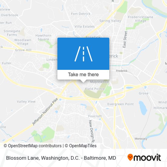 Blossom Lane map