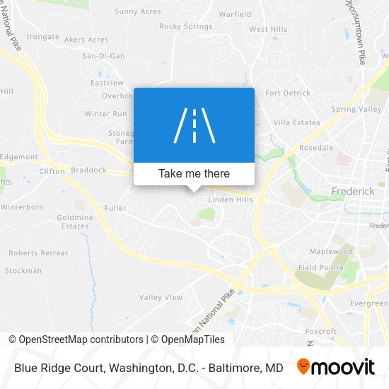 Mapa de Blue Ridge Court