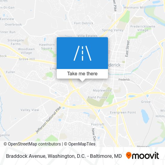 Mapa de Braddock Avenue