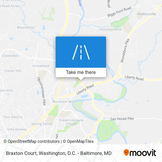 Braxton Court map