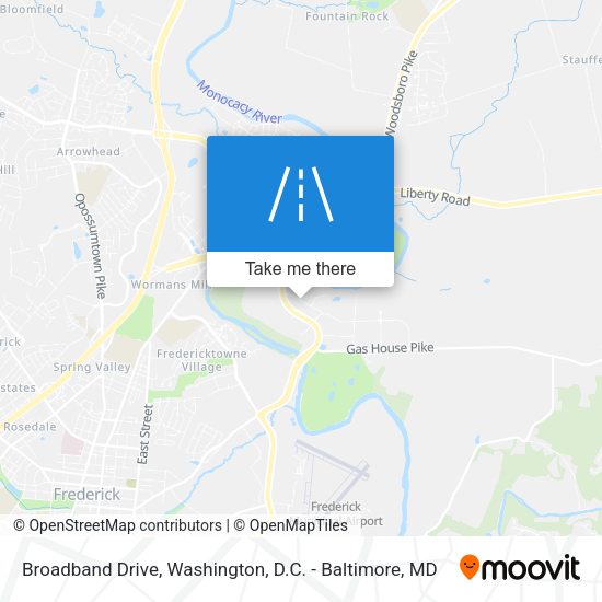 Broadband Drive map