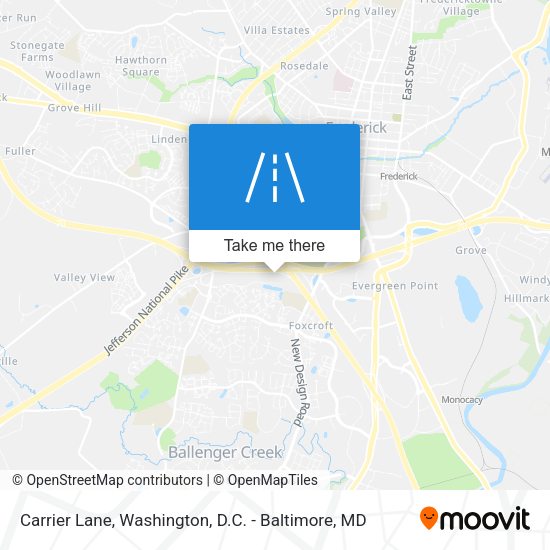 Mapa de Carrier Lane