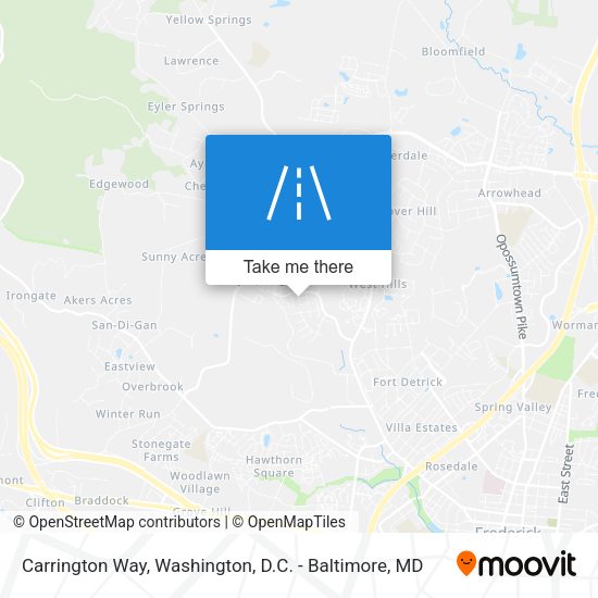 Mapa de Carrington Way