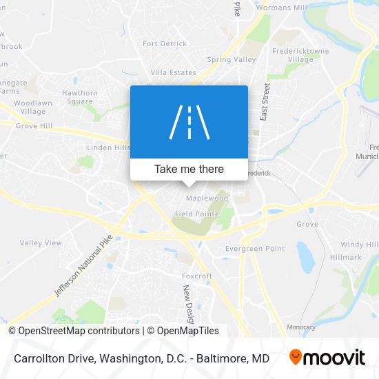 Carrollton Drive map