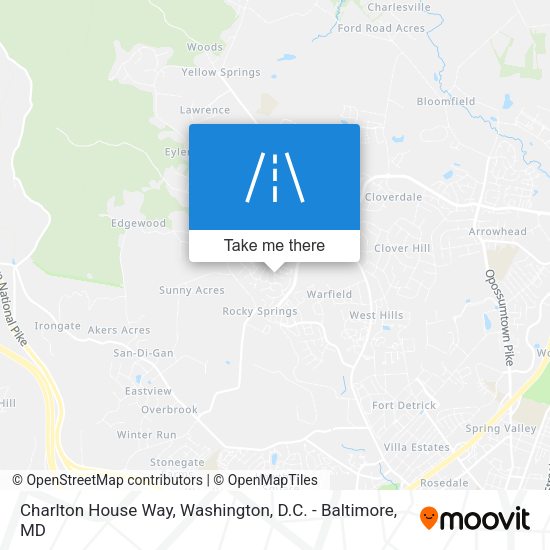 Charlton House Way map
