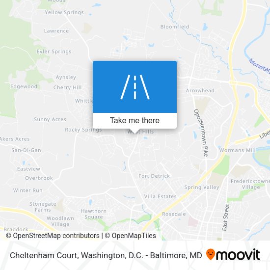Cheltenham Court map