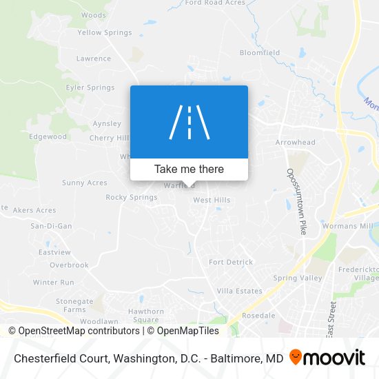 Chesterfield Court map