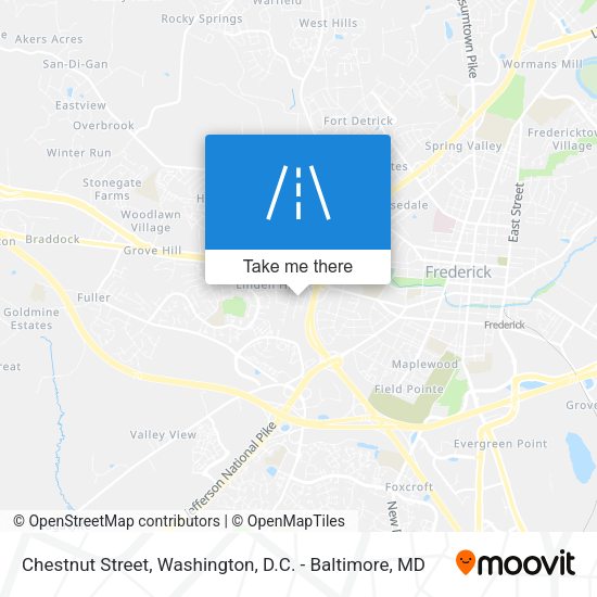 Chestnut Street map