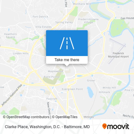 Mapa de Clarke Place