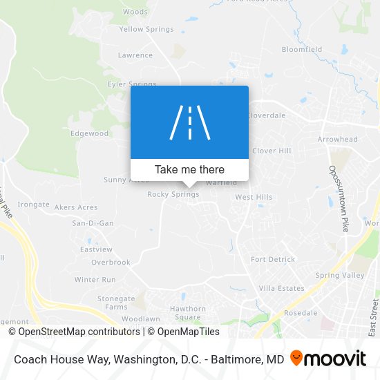 Coach House Way map