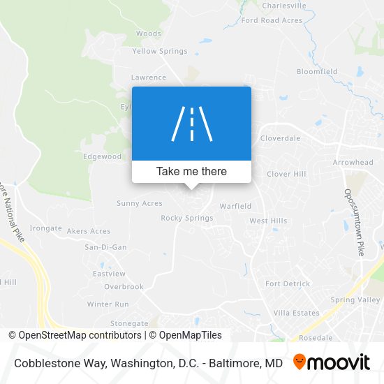 Cobblestone Way map