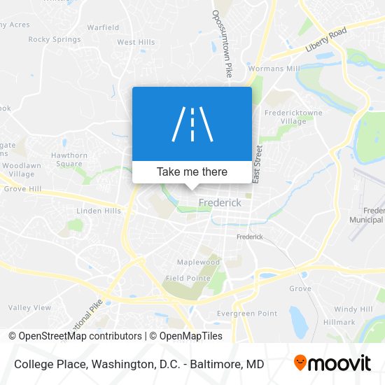 College Place map