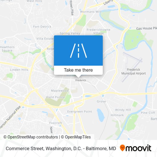 Commerce Street map