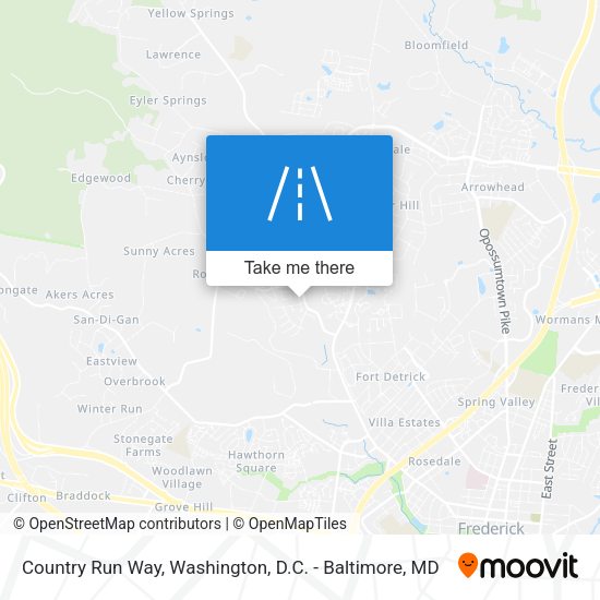Mapa de Country Run Way