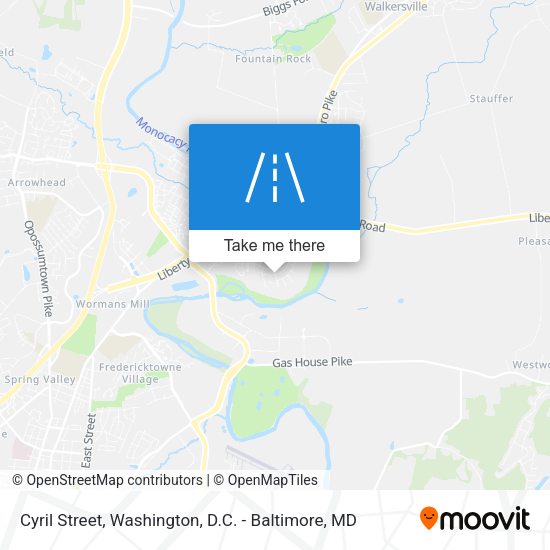 Cyril Street map