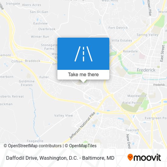 Daffodil Drive map