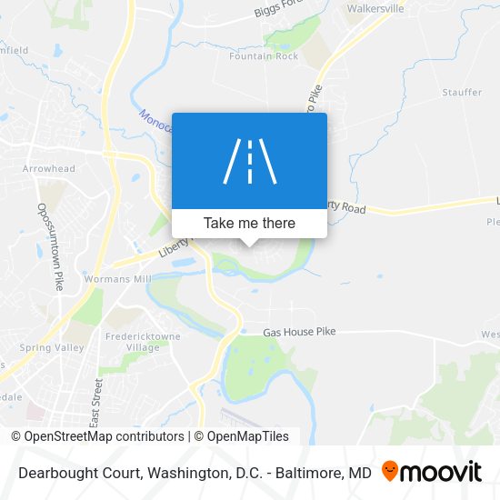 Dearbought Court map