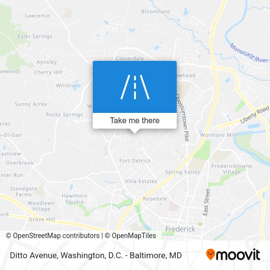 Ditto Avenue map