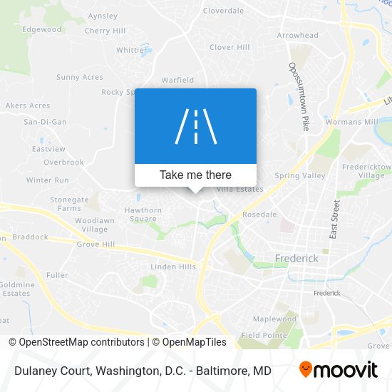 Dulaney Court map