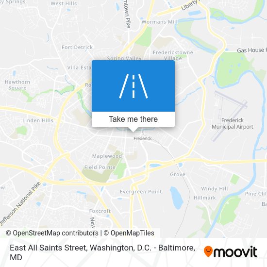 Mapa de East All Saints Street